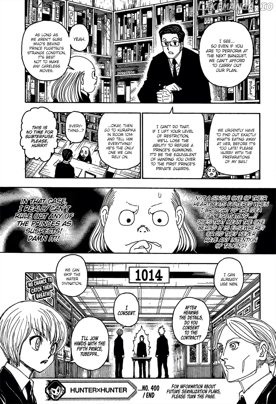 Hunter x Hunter, Chapter 400 image 21